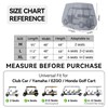 Nukugula 800D Waterproof Golf Cart Cover 2/4/6 Passenger, Heavy Duty
