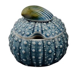 Blue Sky Ceramics Blue Urchin Sugar Bowl, Multi (14883)