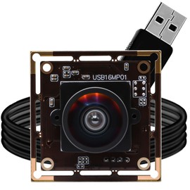 SVPRO 16MP Wide Angle USB Camera for Computer,USB Camera Module 1/2.8" CMOS IMX298 UVC 3D Printer Camera Video Webcam,USB Industrial Camera Module with 3.3ft/1m Cable