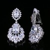 J's Select Women's Cubic Zirconia Earrings Accessories for Weddings, Bridals,