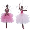 Gisela Graham Pink / Irid Black Ballerina
