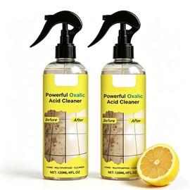 taakcc 2Pcs Powerful Acid Cleaner,Multipurpose Home Cleaner,Kitchen Cleaner Spray,Multi-Purpose Oils Stain Cleaner,Powerful Cleaner for Kitchens,Floors and Toilet(120ml)