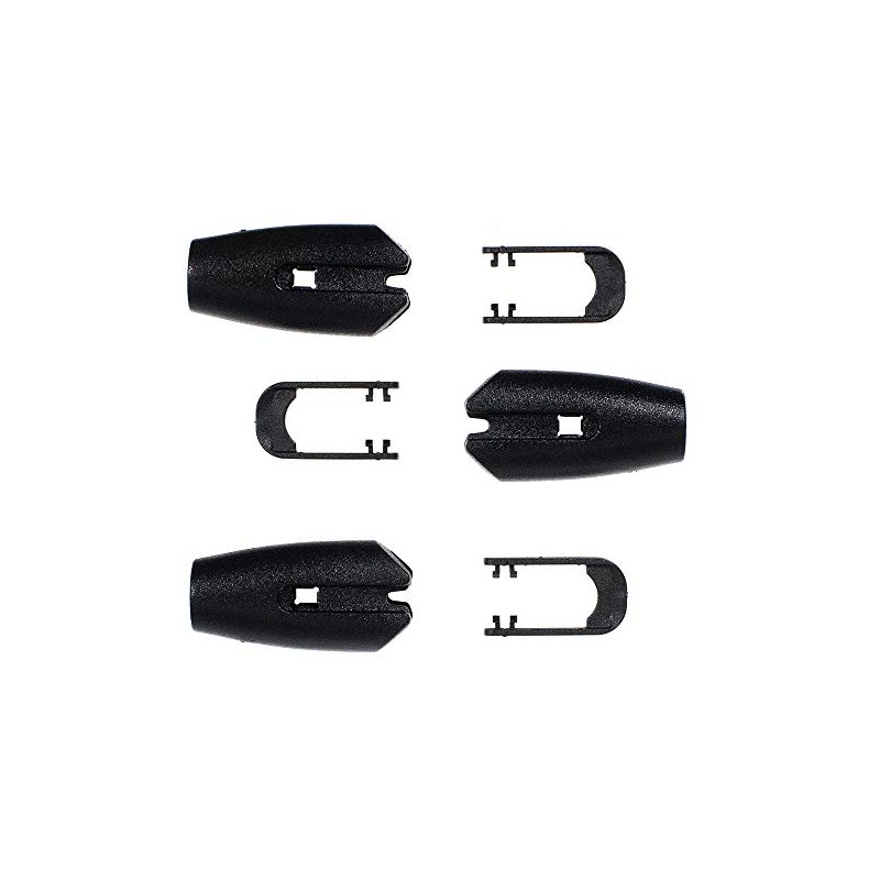 West Coast Paracord Black Plastic Utility Rope Clamps – Tie-Downs,