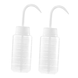 iplusmile 2pcs Hairdressing Scale Bottles Refillable Empty Squeeze Bottles for Shampoo Conditioner and Liquid Soaps with Precision Tip for Accurate Dispensing