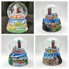 Souvenir Snow Globe Mountain Country Castle Castle 65 mm Diameter