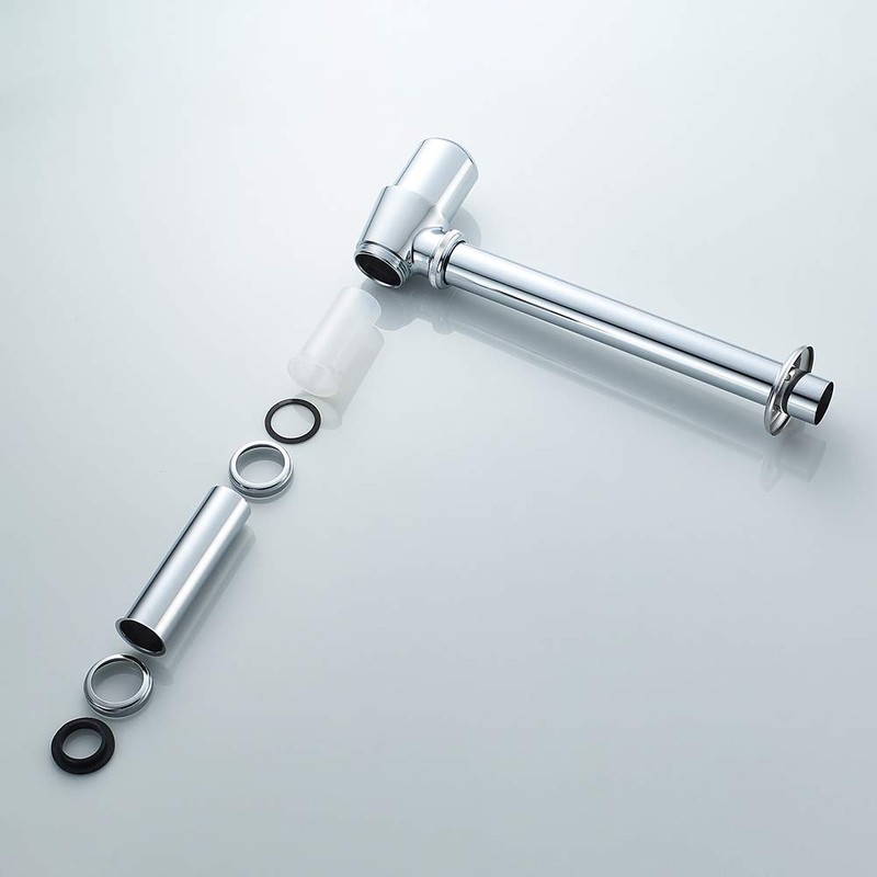 Ibergrif M20505 Bottle Trap 1 1/4, P-Trap, Bathroom Sink Tap