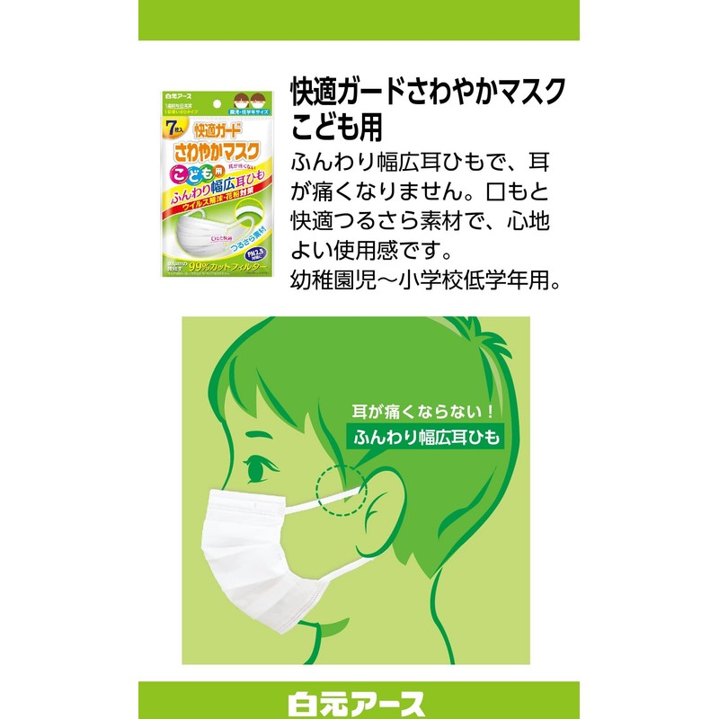 Comfort-Guard Pro Comfort Guard Refreshing Mask for Kids, 7-Pack, 10-Pack