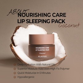 Klavuu Nourishing Care Lip Sleeping Pack (Coconut & Berry)