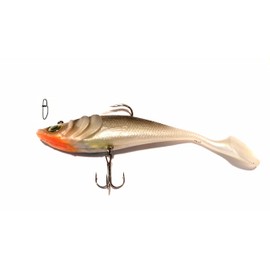 Behr Big Bait Preleaded Rubber Fish Set 20 cm 105 g Artificial Bait Bait Pike, Catfish, Cod + Free Snap (Set #8)