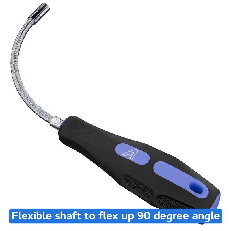 Universal Flexible Shaft Soft Grip Hose Clip Driver - Worm