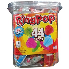 Ring Pop Candy Jar, Assorted Flavors (44 ct.)