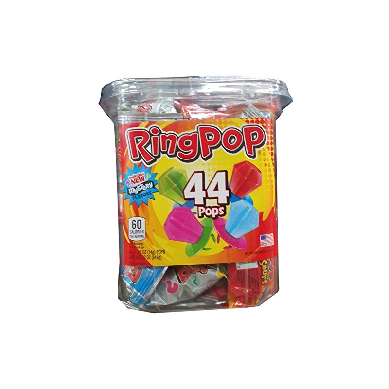 Ring Pop Candy Jar, Assorted Flavors (44 ct.)