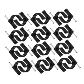 BUGUUYO 100pcs Tubing Clamp Clamp Fixtures Steel Nails for Stability and Durability