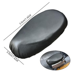 AMANDELIZABE Motorcycle Seat Cover, Universal Scooter Seat Cover, Scooter Seat Rain Cover with Motorcycle Seat Cover, Dust Cushion Cover with Elastic Band for Motorcycle 75-82 cm with 1 Storage Bag