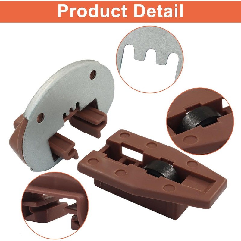 Drawer Guide Repair, 10 Sets Dresser Drawer Slides Replacement Kit