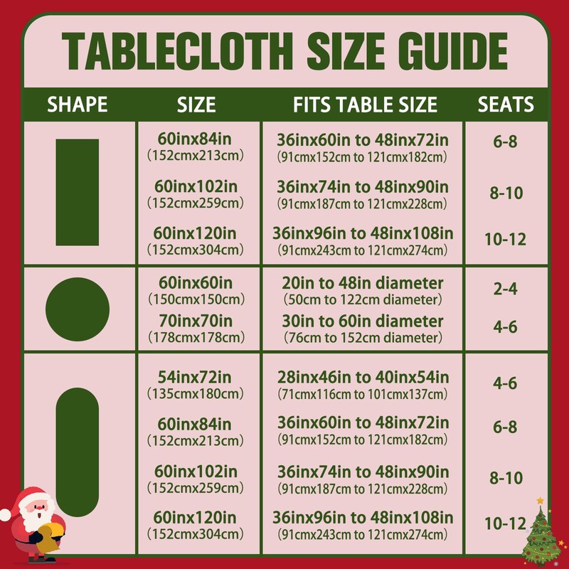 Rectangle Christmas Tablecloth 60x120 Inch, Farmhouse Red Snowman Snowflake Christmas