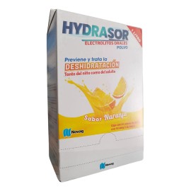 Hydrasor Electrolitos Orales Polvo Caja C/ 25 Sobres Naranja