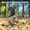 ALL FOR PAWS Interactive Dog Squirrel Plush Squeaky Toy -