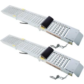 2 Sets Car Service Ramps Lifts Vehicles 1000 Lbs Capacity Loading Ramps for ATVs