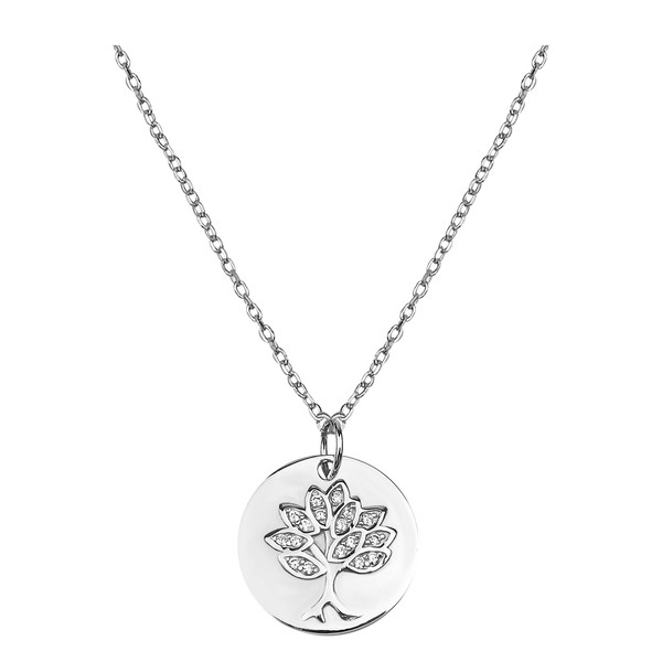 Sofia Milani - Women's Necklace 925 Silver with Zirconia Stones