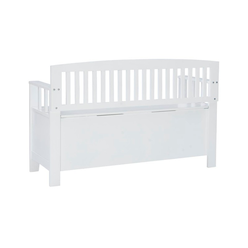 Linon Cynthia Storage Bench White