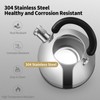 MAXCOOK Whistling Tea Kettle for Stovetop, 5L Stainless Steel Tea