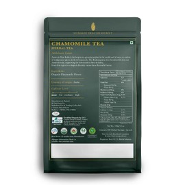 Luxmi Estates - Pure Chamomile Herbal - Organic Chamomile Tea - 50 Tea Bags | With Pure Chamomile | Single Ingredient | Perfect For a Good Night's Sleep