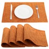 Senteria Cotton Linen Cloth Placemats, Two-Layer Fabric Sewing, Plain, Japanese