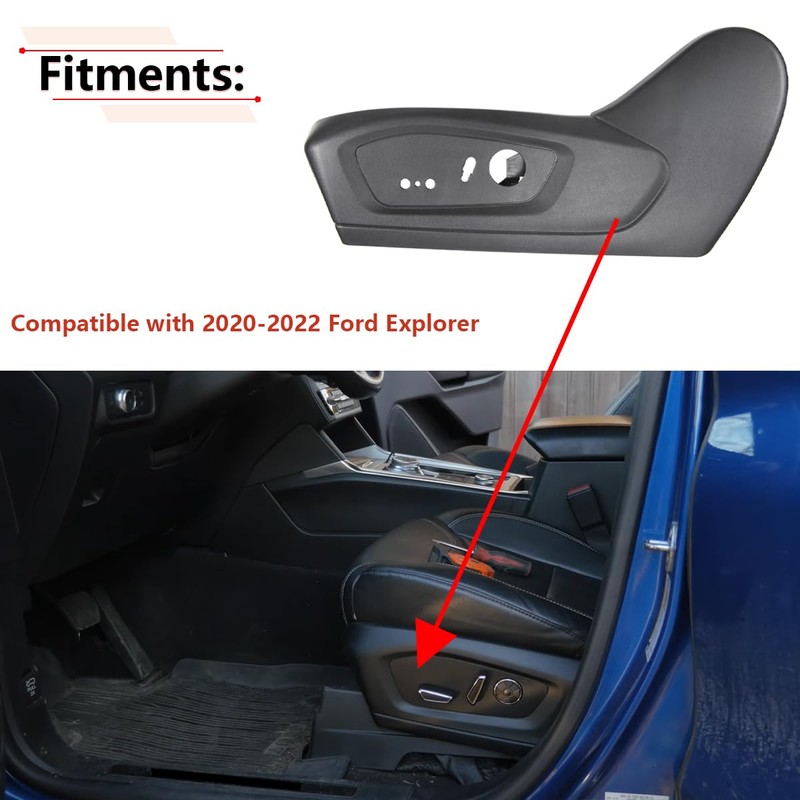 RLB-HILON Driver Side Seat Trim Cover Compatible with Ford Explorer
