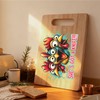 Koesus Funny Shocked Chicken Cutting Board, Chicken Lover Lady Mom