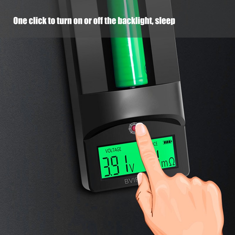 Peacefair Lithium Battery Voltage Tester LCD Display Internal Resistance Meter