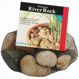 Panacea 70005 River Rock, Mix Color, 2 Pounds,green