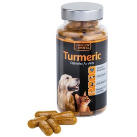 The Golden Paste Company - Natural Premium Turmeric for Dogs - 90 Capsules - Dog Supplements for Pet Joint Care, Wellness & Digestion - Joint Supplements for Dogs - Advanced Dog Joint Supplements