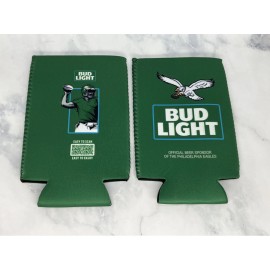 PHILADELPHIA EAGLES KELLY GREEN CAN COOLER COOZIE KOOZIE SGA 10/22/23 BUD LIGHT
