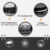 BINQIGOO LED Daytime Running Light Front Bumper Fog Light, Switchback