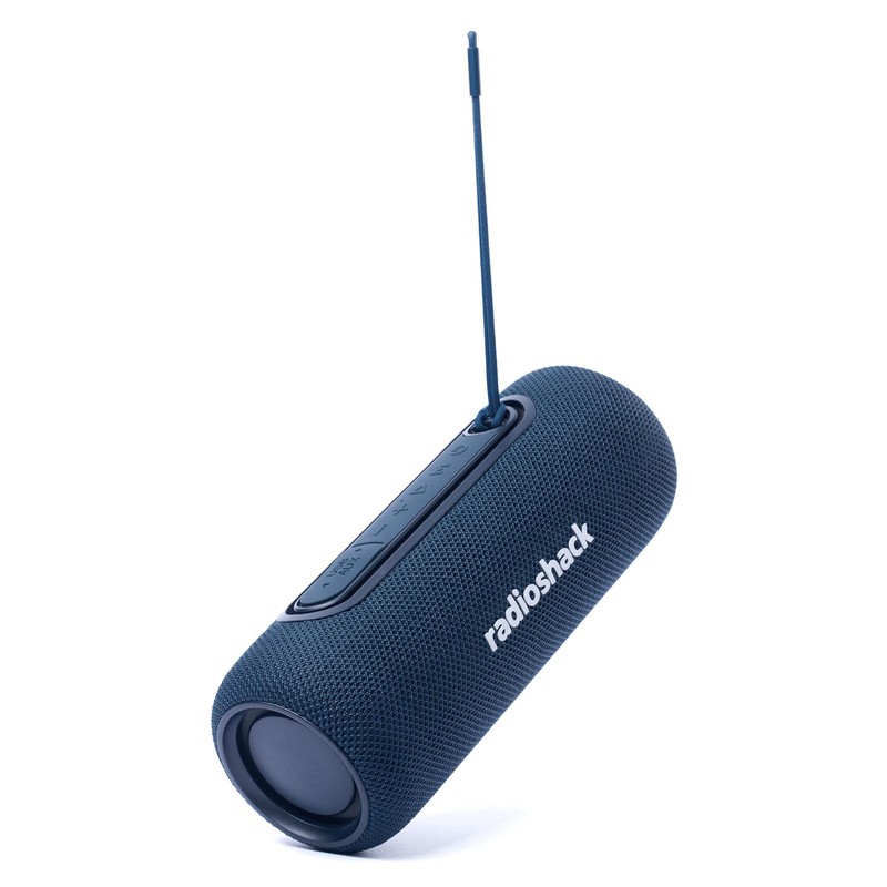 RadioShack Mini Bluetooth Speaker Pumping Box with RGB Light, Blue,