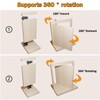 2PCS Hidden Door Hinge, Stainless Steel Hidden Hinges 573LB Load-Bearing