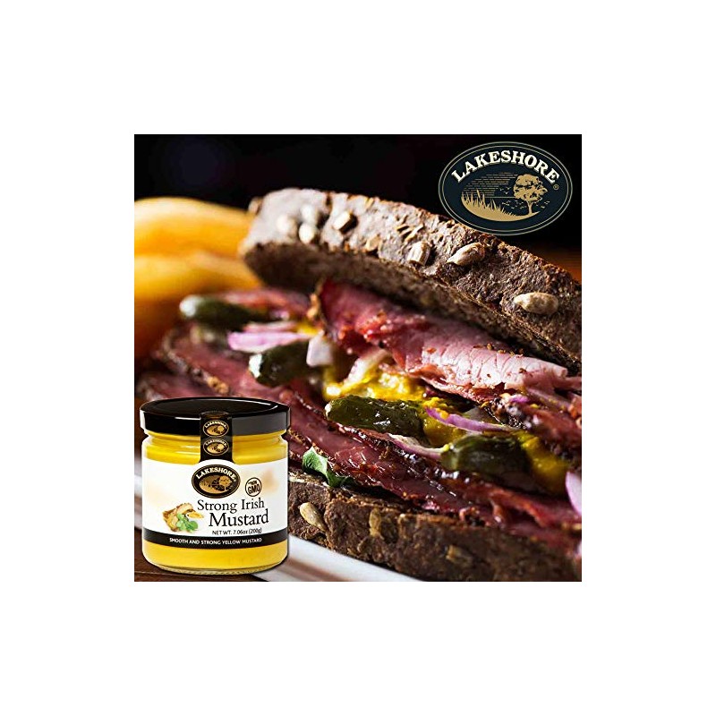 Lakeshore Strong Irish Mustard 7.7 oz. jar