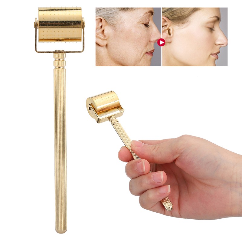 Face Massage Roller Micro Needle Therapy Anti Wrinkle Anti Aging