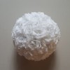 10 Pack 3 inch Artificial Rose Satin Pomander Kissing Balls