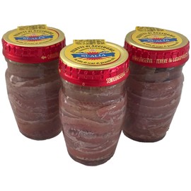 Scaria's Anchovy Fillet, 3.1 oz (80 g) x 3 Packs
