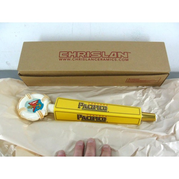 PACIFICO CLARA BEER BAR TAP HANDLE LIFE PRESERVER CHRISLEN CERAMIC