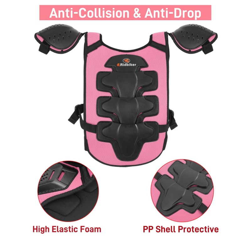 Kids Dirt Bike Gear Armor Vest Suit, Motorcycle Chest Protector