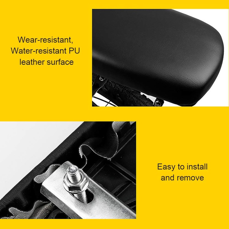 Bicycle Back Seat Cycling MTB Mountain Bicycle PU Leather Soft