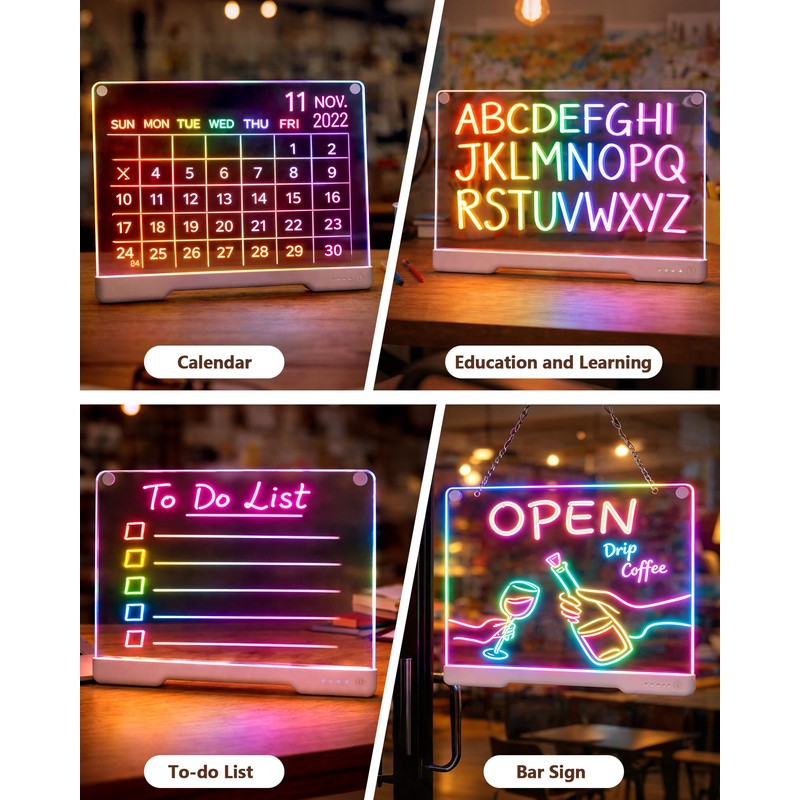 JoyRapt LED Drawing Board for Kids, Gift for Girls Age
