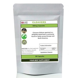 Cleavers Capsules 100% Natural Pure no additives (Galium aparine) (90)