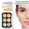 Holzsammlung 6 Colours Concealer Concealer Camouflage Palette with 11 Pieces