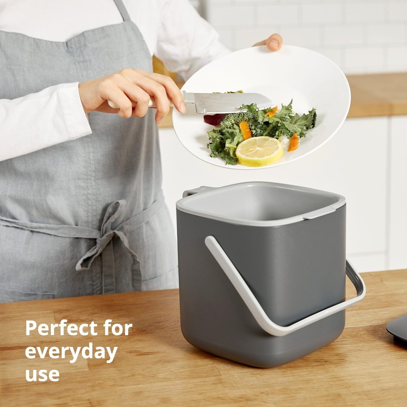 Blue Ginkgo Kitchen Compost Bin [2.6L / 0.69 GAL] –