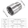 Shower Head Extension Arm, 1.2-Inch 1/2PT Male to 1/2PT Female