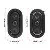 X AUTOHAUX Pair Radio Control Steering Wheel Switches for Chrysler